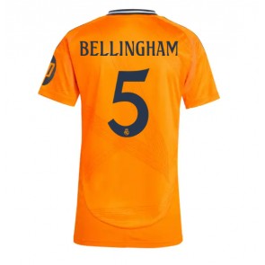 Billiga Real Madrid Jude Bellingham #5 Bortatröja Dam 2024-25 Kortärmad